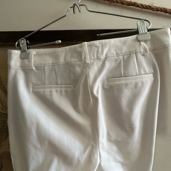 New Talbots Soft White slightly tapered pants SZ 12 - Picture 7 of 10